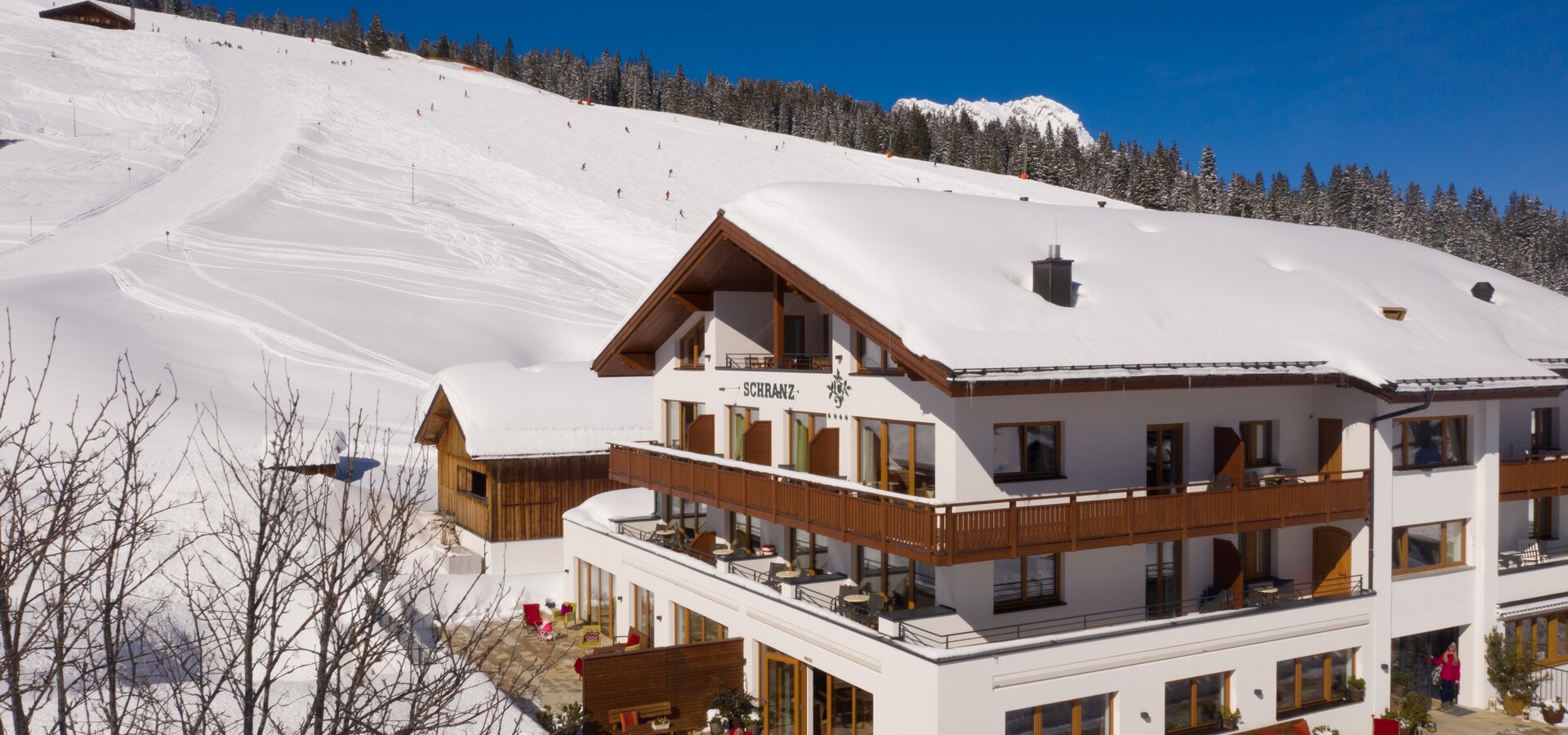 Arlberg Hotel direkt an der Piste