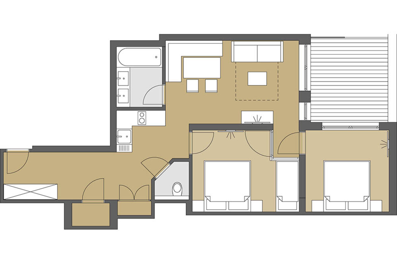 sketch flat in Lech