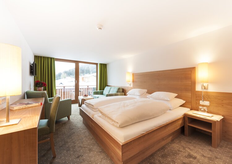 Doppelzimmer im Hotel in Lech