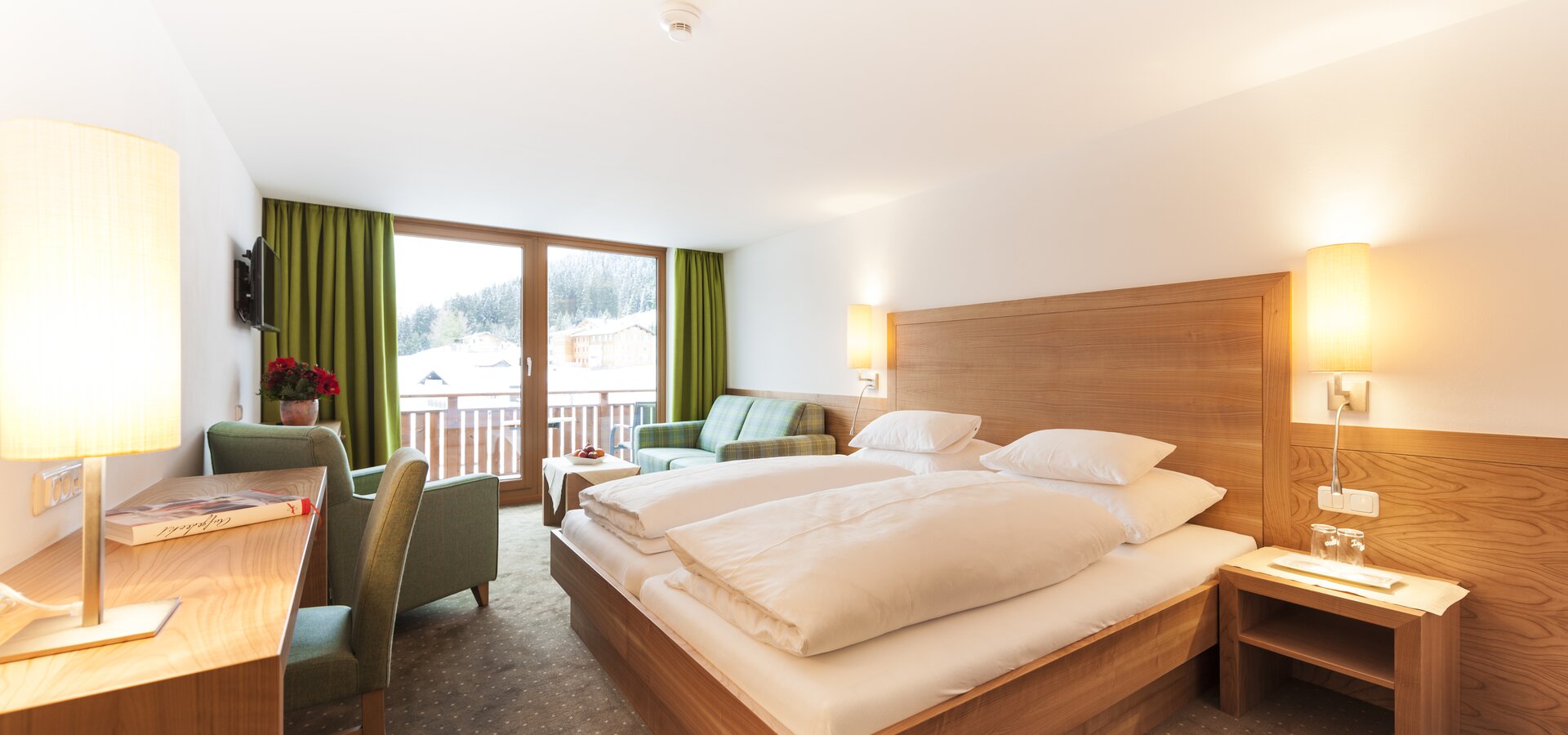 Doppelzimmer im Hotel in Lech