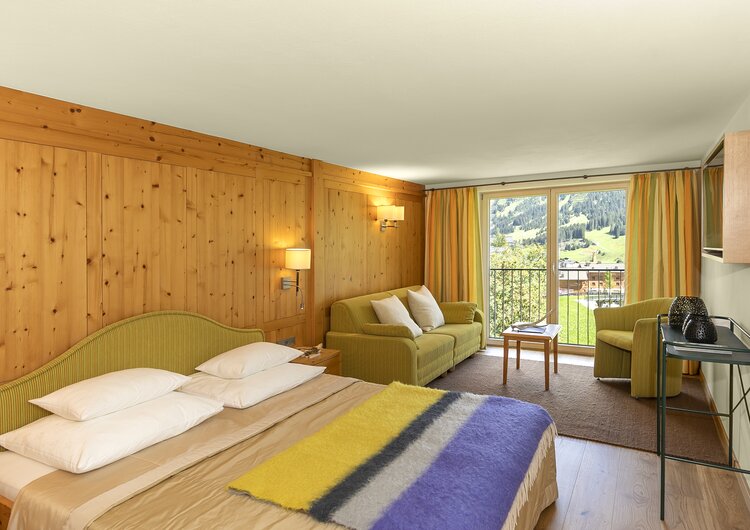 couples room at the hotel in Lech