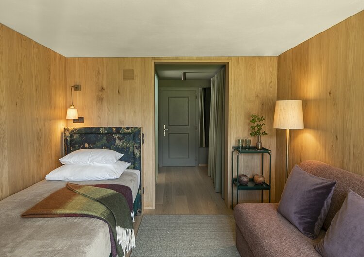Einzelzimmer im Hotel in Lech