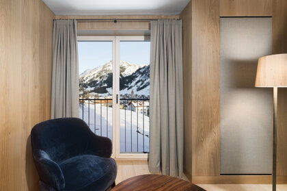 Hotelzimmer Winter in Lech