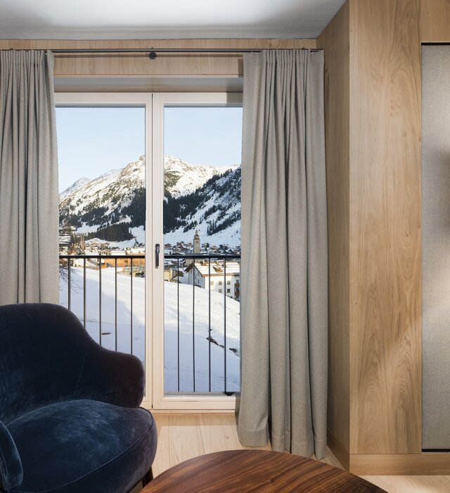 Hotelzimmer Winter in Lech