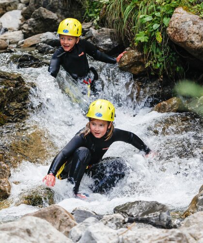 canyoning in the Lech Valley | © Bernadette Otter / Lech Zuers Tourismus