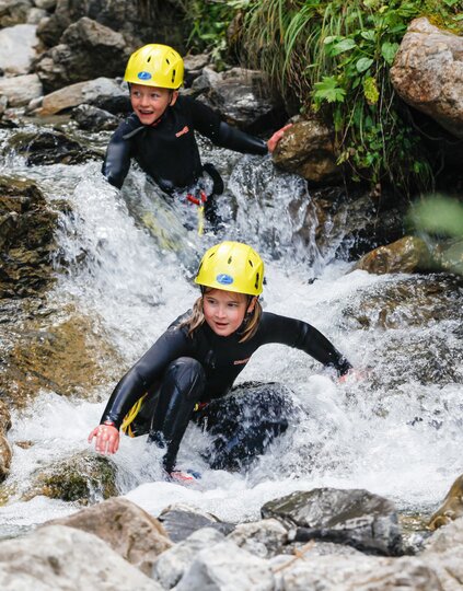 canyoning in the Lech Valley | © Bernadette Otter / Lech Zuers Tourismus