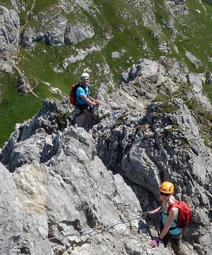 via ferrata in Vorarlberg | © Arlberg Alpin