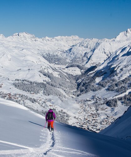 freeride in Lech Zürs | © Lech Zuers Tourismus