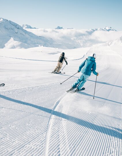 skiing on the Arlberg | © Daniel Zangerl / Lech Zuers Tourismus