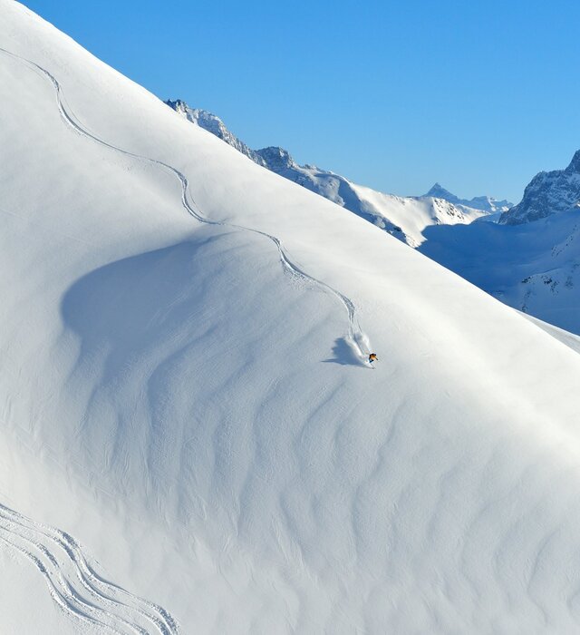 Freeride in Lech Zürs | © Lech Zuers Tourismus