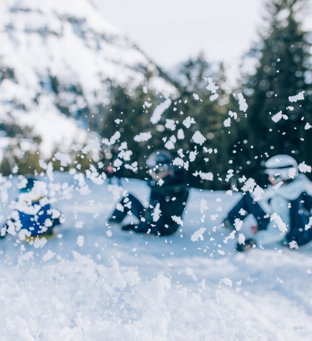 sledding in Lech | © Daniel Zangerl / Lech Zuers Tourismus